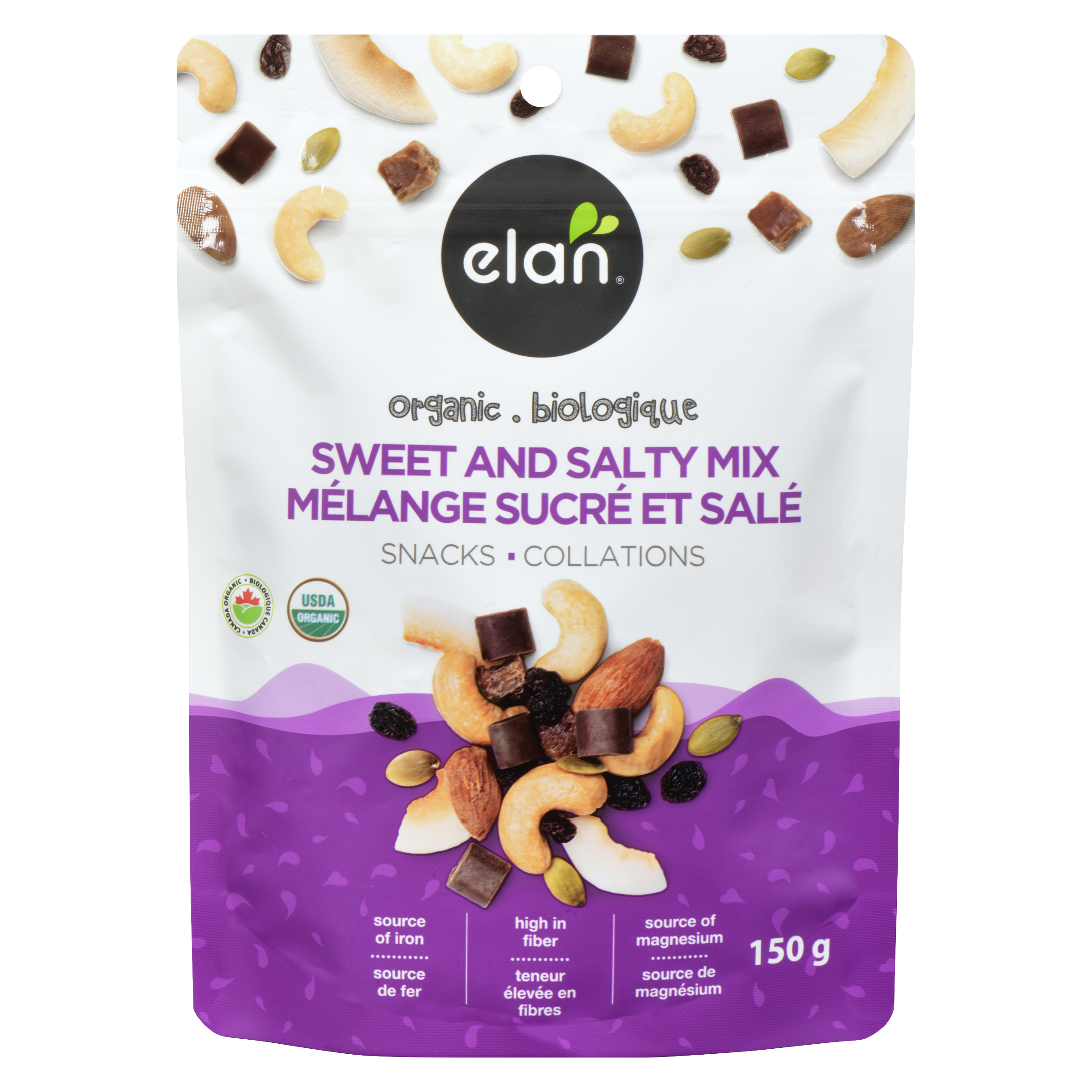 GF ELAN ORG SWEET & SALTY MIX